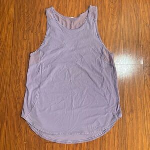 Lululemon Womens Lavender Purple Sculpt Tank Top Mesh Panels